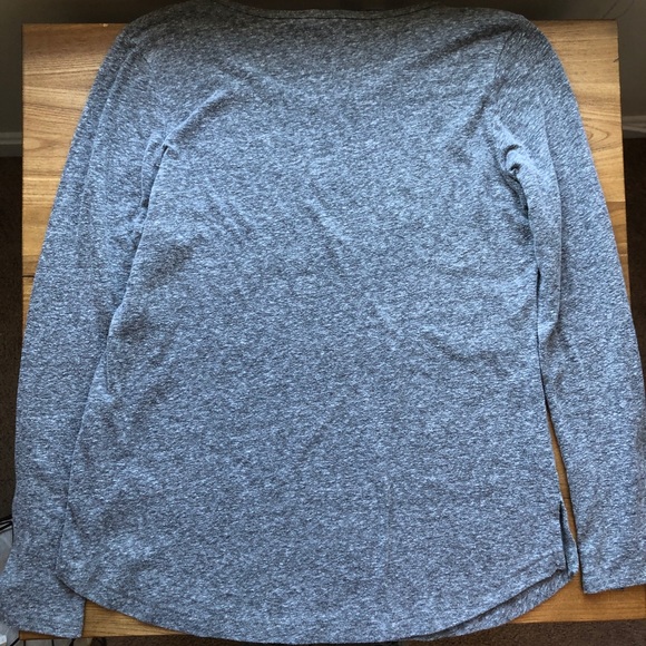 Artisan NY Light Gray Long Sleeve Top Tee Shirt - Picture 4 of 9